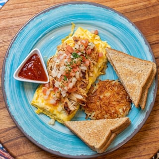 Chicken Fajita Omelette