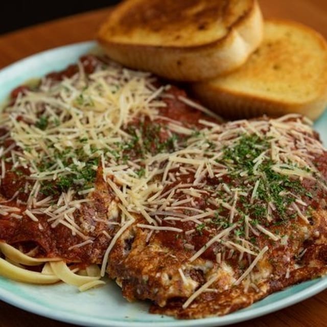 Chicken Parmesan Pasta.